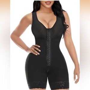 Yianna Sleek Black Shapewear Bodysuit